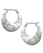 Kenneth Cole New York Earrings, Silver-tone Small Hoop Earrings