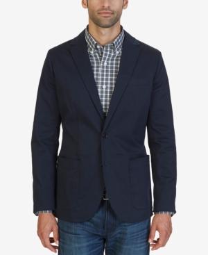 Nautica Men's Classic Notched-lapel Blazer