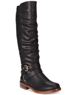 Xoxo Martin Wide-calf Riding Boots Women's Shoes