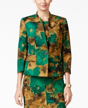 Kasper Single-button Marbled Blazer