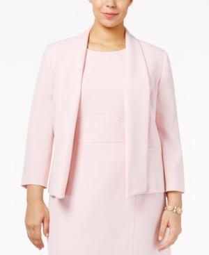 Kasper Plus Size Shawl-collar Blazer