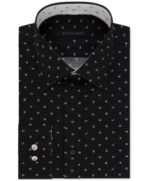 Sean John Men's Classic/regular Fit Logo Print Dress Shirt