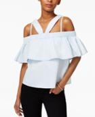 Minkpink Cloud Nine Cotton Off-the-shoulder Top