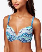 Profile Blush By Gottex Tribal-print Push-up Bikini Top Women's Swimsuit