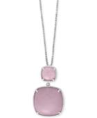 Serenity By Effy Rose Quartz Pendant Necklace (26-9/10 Ct. T.w.) In Sterling Silver