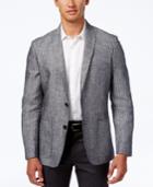 Inc International Concepts Men's Slim-fit Striped Linen Blazer, Only At Macy's