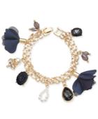 I.n.c. Gold-tone Multi-charm Link Bracelet, Created For Macy's