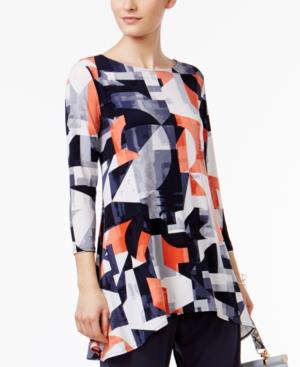 Alfani Handkerchief-hem Knit Top, Only At Macy's