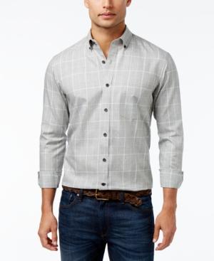 Club Room Men's Windowpane Shirt, Only At Macy's