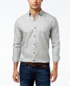 Club Room Men's Windowpane Shirt, Only At Macy's