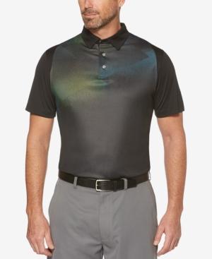 Pga Tour Men's Ragland Printed Golf Polo