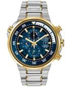 Citizen Men's Chronograph Endeavor Eco-drive Two-tone Stainless Steel Bracelet Watch 46mm Ca0444-50l