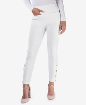 Verona Collection Button-detail Pants