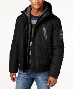 Point Zero Layered Down Ripstop Bomber Jacket