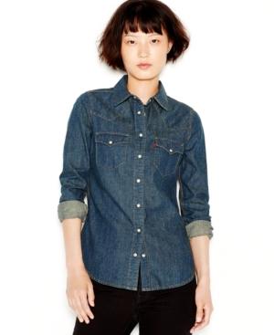Levi's Long-sleeve Denim Western Shirt
