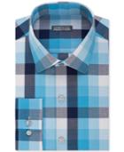 Kenneth Cole Reaction Men's Slim-fit Checked Dress Shirt