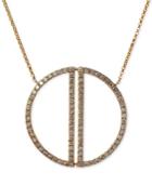 Geo By Effy Diamond Circle Pendant Necklace (1 Ct. T.w.) In 14k Gold