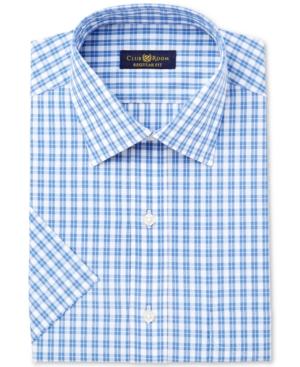 Club Room Men's Classic/regular Fit Short Sleeve Dress Shirt, Only At Macy's