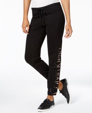 Calvin Klein Performance Metallic Logo Sweatpants