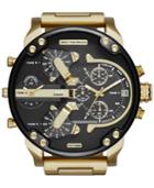 Diesel Men's Mr. Daddy 2.0 Gold-tone Ion-plated Stainless Steel Bracelet Watch 57mm Dz7333