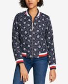 Tommy Hilfiger Lace Bomber Jacket, Created For Macy's