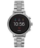 Fossil Q Women's Venture Hr Stainless Steel Bracelet Touchscreen Smart Watch 40mm
