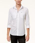 Guess Men's Jake Viole Double Zip-pocket Shirt