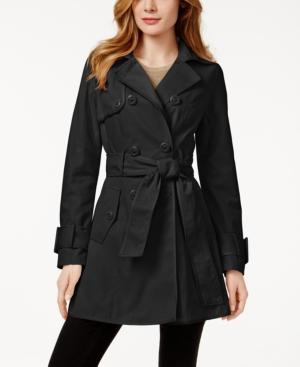 Betsey Johnson Corset-back Skirted Trench Coat