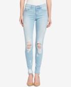 Jessica Simpson Juniors' Kiss Me Ripped Super Skinny Jeans