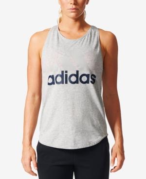 Adidas Linear Logo Climalite Racerback Tank Top