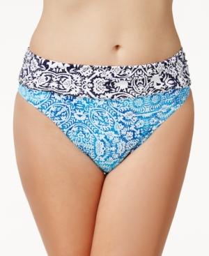 Tommy Bahama Printed High-waist Sash Bikini Bottoms Women's Swimsuit