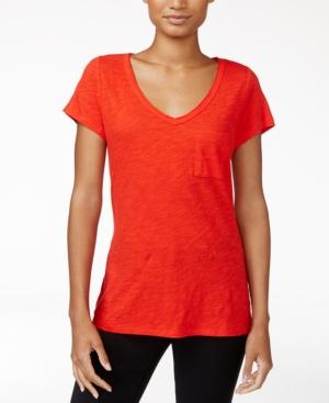 Maison Jules Short-sleeve V-neck T-shirt, Only At Macy's
