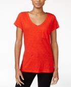 Maison Jules Short-sleeve V-neck T-shirt, Only At Macy's