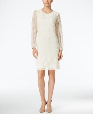Style & Co Petite Lace Shift Dress, Only At Macy's