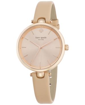Kate Spade New York Women's Holland Vachetta Leather Strap Watch 34mm 1yru0812