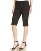 Style & Co Cuffed Denim Skimmer Shorts, Only At Macy's