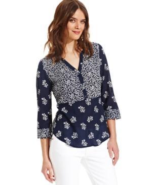 Lucky Brand Floral-print Top