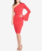 Rachel Rachel Roy One-shoulder Bell-sleeve Bodycon Dress