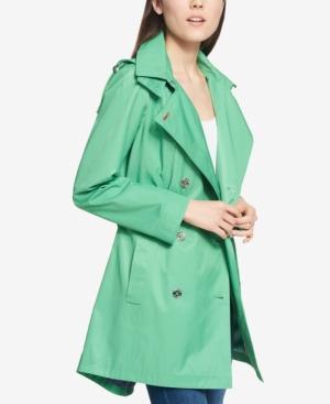 Tommy Hilfiger Hooded Belted Trench Coat
