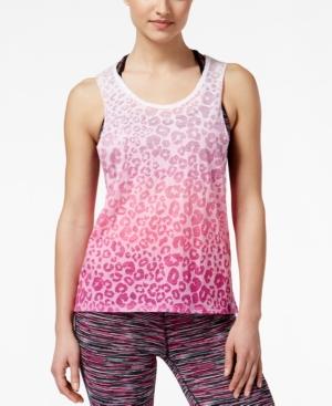 Material Girl Active Juniors' Cutout-back Burnout Tank Top, Only At Macy's