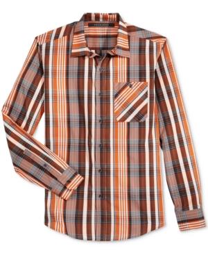 Sean John Men's Plaid Shirt, Only At Macy's
