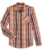 Sean John Men's Plaid Shirt, Only At Macy's