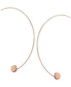 Guess C-shape Hoop Threader Earrings