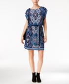 Inc International Concepts Printed Blouson Dress, Created For Macy's