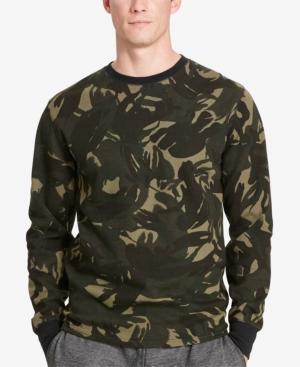 Polo Ralph Lauren Men's Camo Waffle-knit Crew-neck Thermal Top
