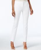 Alfani Jacquard Skinny Ankle Pants, Only At Macy's
