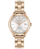 Citizen Drive From Citizen Eco-drive Women's Rose Gold-tone Stainless Steel Bracelet Watch 34mm