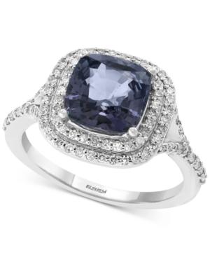 Effy Grey Spinel (2-5/8 Ct. T.w.) & Diamond (3/8 Ct. T.w.) Ring In 14k White Gold