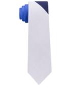 Tommy Hilfiger Men's Tri-color Panel Slim Silk Tie