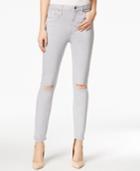 Calvin Klein Jeans Ripped Colored Wash Ankle Jeans